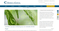 Desktop Screenshot of energyandcapital.com